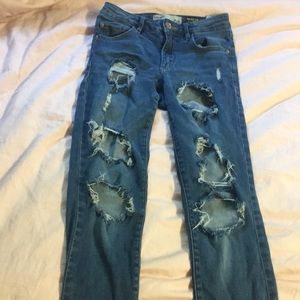 Garage dark wash jeans